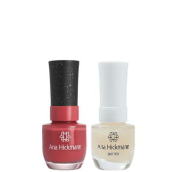 Ana Hickmann kit de Esmalte Cor Ana + Base Seda