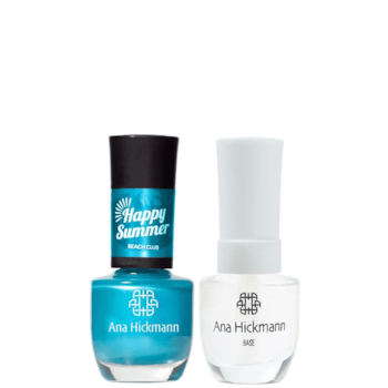 Ana Hickmann kit de Esmalte Cor Beach Club + Base