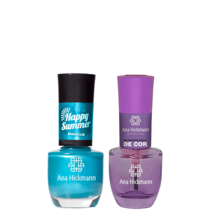 Ana Hickmann kit de Esmalte Cor Beach Club + Intensificador da Cor