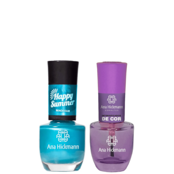 Ana Hickmann kit de Esmalte Cor Beach Club + Intensificador da Cor