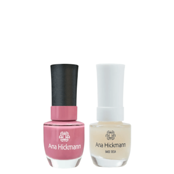 Ana Hickmann kit de Esmalte Cor Casaco de Tricô + Base Seda