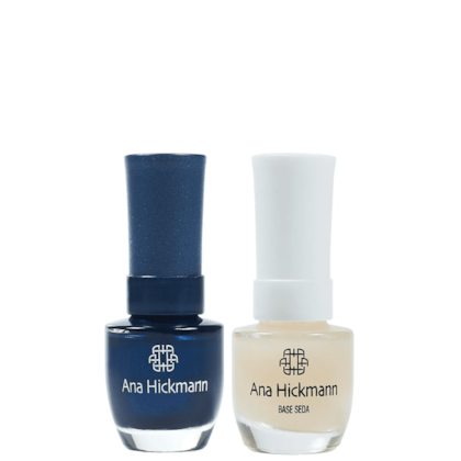 Ana Hickmann kit de Esmalte Cor Cheguei de Azul + Base Seda