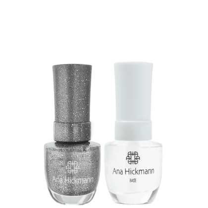 Ana Hickmann kit de Esmalte Cor Classic Diamond + Base
