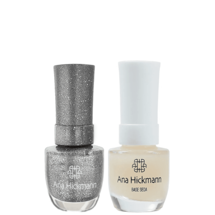 Ana Hickmann kit de Esmalte Cor Classic Diamond + Base Seda