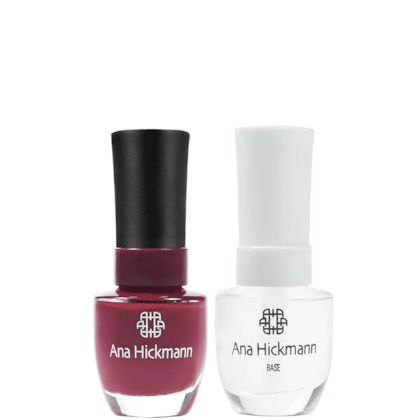 Ana Hickmann kit de Esmalte Cor Deixo Me Levar + Base