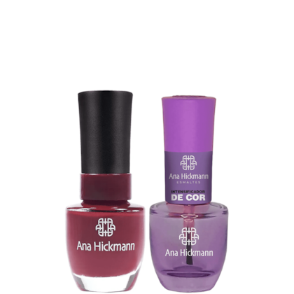 Ana Hickmann kit de Esmalte Cor Deixo Me Levar + Intensificador da Cor