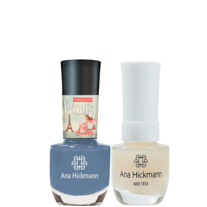 Ana Hickmann kit de Esmalte Cor Louvre + Base Seda