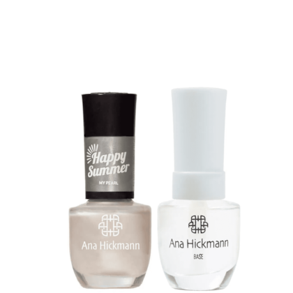 Ana Hickmann kit de Esmalte Cor My Pearl + Base