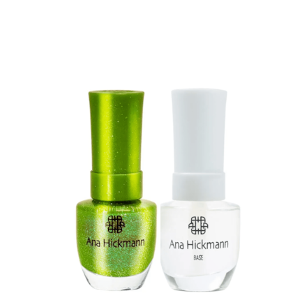 Ana Hickmann kit de Esmalte Cor Perequito Australiano + Base