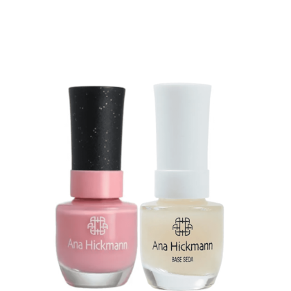 Ana Hickmann kit de Esmalte Cor Reni + Base Seda