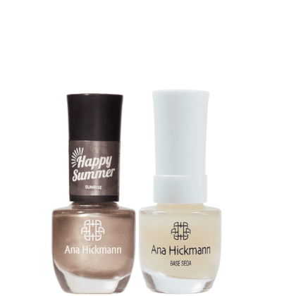 Ana Hickmann kit de Esmalte Cor Sunrise + Base Seda