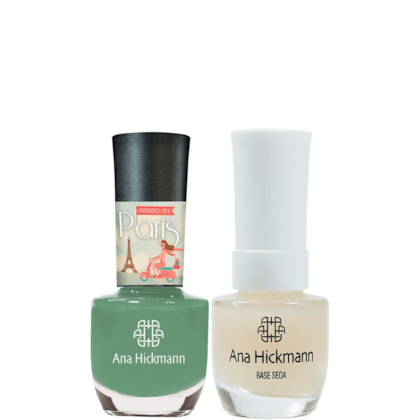 Ana Hickmann kit de Esmalte Cor Triunfo + Base Seda