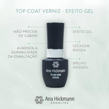 Segunda imagem do produto Ana Hickmann - Top Coat Verniz 15039 - Esmalte 9ml