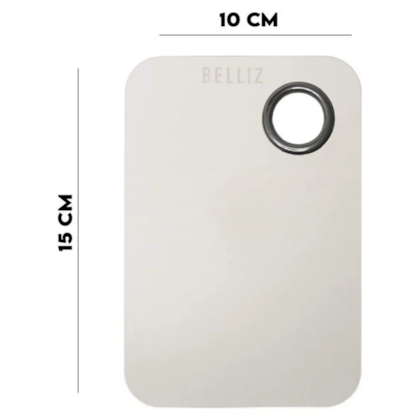 Segunda imagem do produto Belliz - Paleta De Metal Para Mistura De Maquiagem Com Espátula