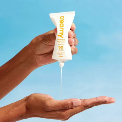 Segunda imagem do produto Creamy - Watery Lotion FPS60 - Protetor Solar Facial 50ml