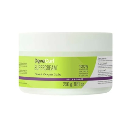 Deva Curl - Creme de Coco para Cachos Creme Modelador 250g