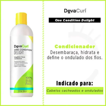 Segunda imagem do produto Deva Curl - One Condition Delight  Condicionador 355ml