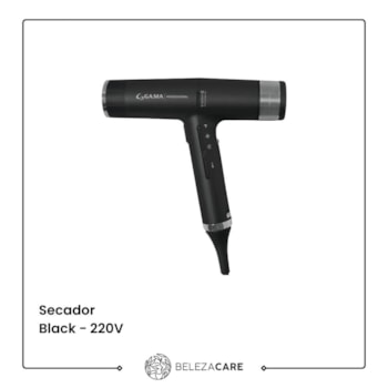 Segunda imagem do produto GA.MA - Secador de Cabelo IQ PERFETTO 3 - Black - 220V