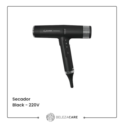 Segunda imagem do produto GA.MA - Secador de Cabelo IQ PERFETTO 3 - Black - 220V
