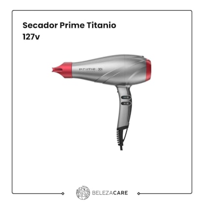 Segunda imagem do produto GA.MA - Secador Prime Titanio 3D 2300w - 127v