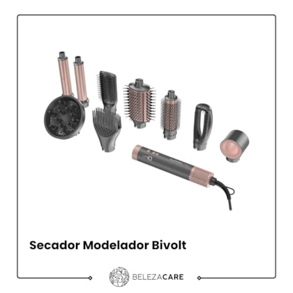 Segunda imagem do produto Ga.Ma - Uniq Flow 9 Em 1 - Secador Modelador Bivolt