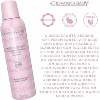 Segunda imagem do produto Giovanna Baby Pack Desodorante Aerosol Classic