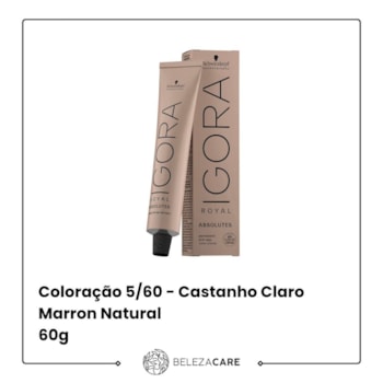 Segunda imagem do produto Igora Royal - Absolutes  60g - 5-60 - Castanho Claro Marron Natural