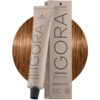 Igora Royal - Absolutes - Todas as Cores 60g - 7-50 Louro Médio Dourado Natural