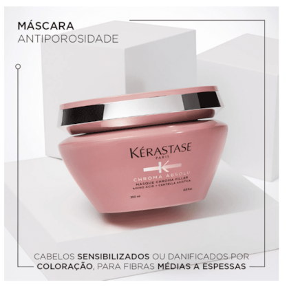 Segunda imagem do produto Kérastase Chroma Absolu Filler - Máscara Capilar 200ml