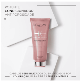 Segunda imagem do produto Kérastase - Chroma Absolu Fondant Cica - Condicionador 200ml