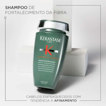 Segunda imagem do produto Kérastase Genesis Homme Masse Épassissant - Shampoo 250ml
