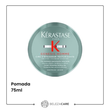 Segunda imagem do produto Kérastase - Genesis Homme - Pomada Modeladora 75ml