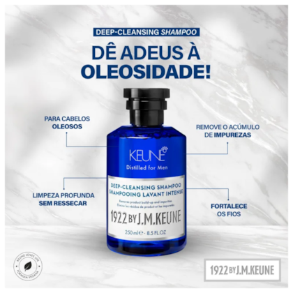 Segunda imagem do produto Keune - 1922 by J. M. Deep-Cleansing - Shampoo 250ml