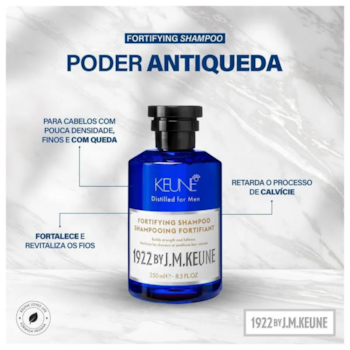 Segunda imagem do produto Keune 1922 by J. M. Fortifying - Shampoo Antiqueda 250ml