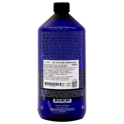 Segunda imagem do produto Keune 1922 by J M Keune Fortifying -Shampoo Antiqueda 1000ml