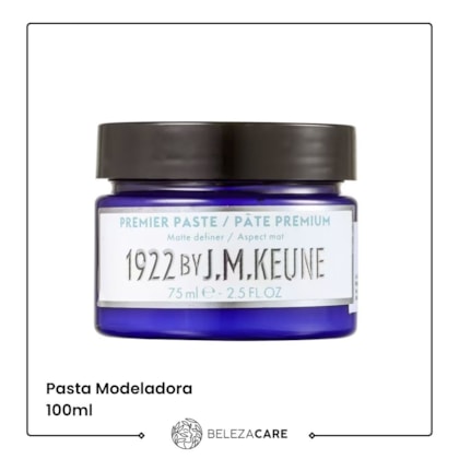 Segunda imagem do produto Keune - 1922 by J. M. Premier Paste - Pasta Modeladora 100ml