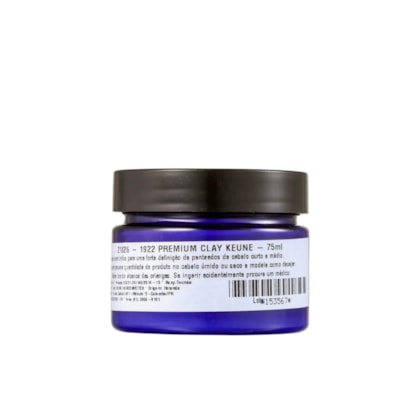 Segunda imagem do produto Keune - 1922 by J. M. Premium Clay Cera Modeladora 75ml