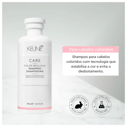 Segunda imagem do produto Keune Care Color Brillianz - Shampoo 300ml