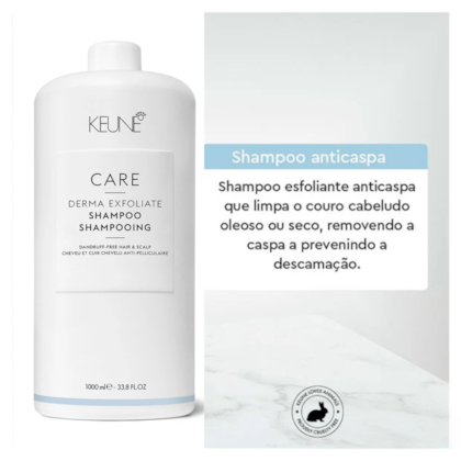 Segunda imagem do produto Keune - Care Derma Exfoliate - Shampoo 1000ml