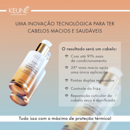 Segunda imagem do produto Keune - Care Lumi Coat - Protetor térmico 95 ml
