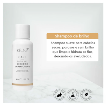 Segunda imagem do produto Keune Care Satin Oil - Shampoo 80ml