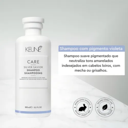 Segunda imagem do produto Keune - Care Silver Savior - Shampoo 300ml