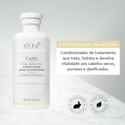Segunda imagem do produto Keune - Care Vital Nutrition - Condicionador 250ml