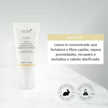 Segunda imagem do produto Keune - Care Vital Nutrition Porosity Filler - Leave In 50ml