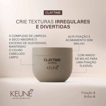 Segunda imagem do produto Keune Claytime - Argila Modeladora 100ml