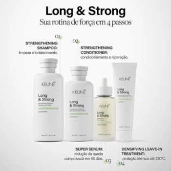 Segunda imagem do produto Keune - Long & Strong  Shampoo 300ml