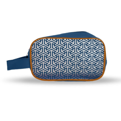 Keune - Necessaire Azul Com Estampa Grafica 1922