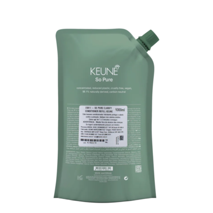 Segunda imagem do produto Keune So Pure Clarify Refil - Condicionador 400ml