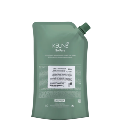 Segunda imagem do produto Keune - So Pure Polish Refil - Shampoo 400ml