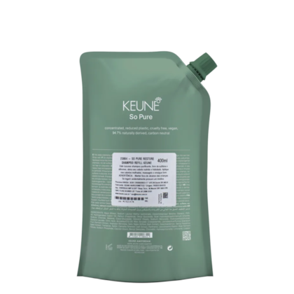 Segunda imagem do produto Keune So Pure Restore Refil - Shampoo 400ml